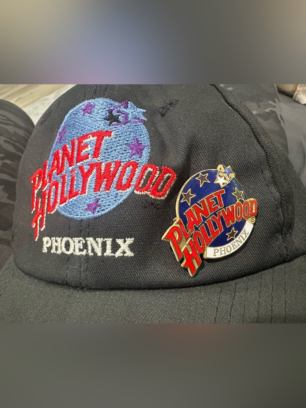 🎬 Vintage 90s Planet Hollywood Phoenix Snapback Hat